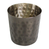 Zodiac Stainless Steel Black Hammered Presentation Cup 8.5cm